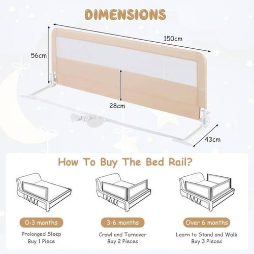 Extra long 180cm toddler - long, bed