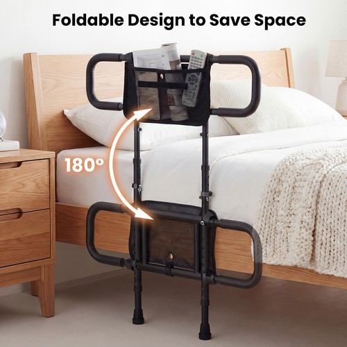 Collapsible bed rail for - collapsible,